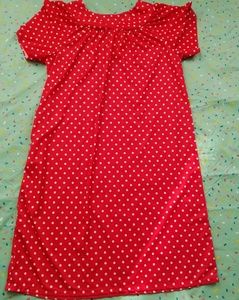 True vintage polka dot house dress